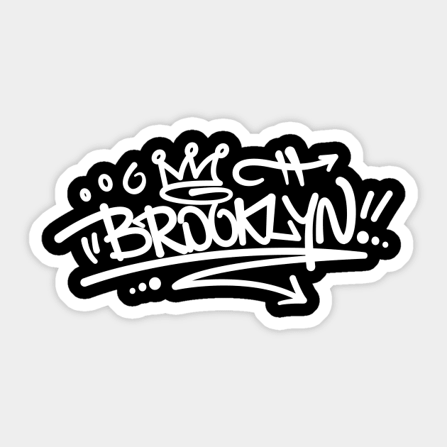 Brooklyn Graffiti Sticker by Digster